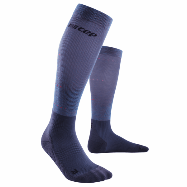 CEP infrared recovery socks, tall, blue