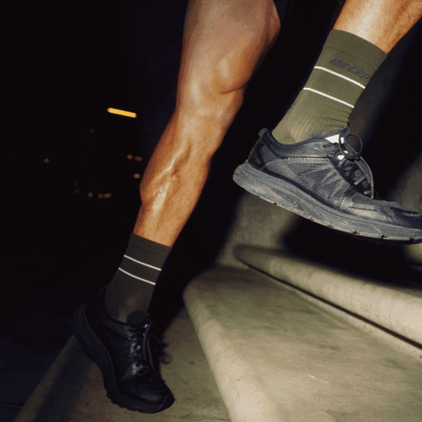 Ανδρικές Κάλτσες CEP reflective mid cut socks, dark green - Image 7