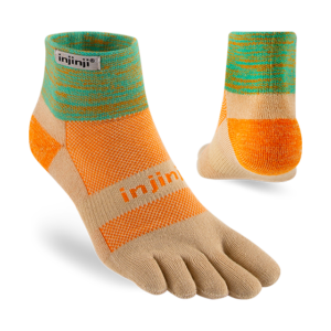 Κάλτσες για τρέξιμο βουνό Trail Socks Κάλτσες για τρέξιμο βουνό με δάχτυλα Trail Socks- Toe Socks for Trail Running - Injinji 5 finger socks running - Trail