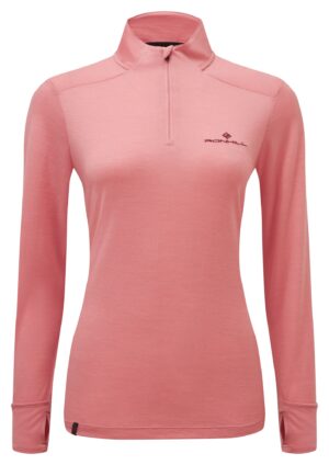 Γυναικεία Μπλούζα  Wmn's Tech Merino 1/2 Zip Κόκκινο