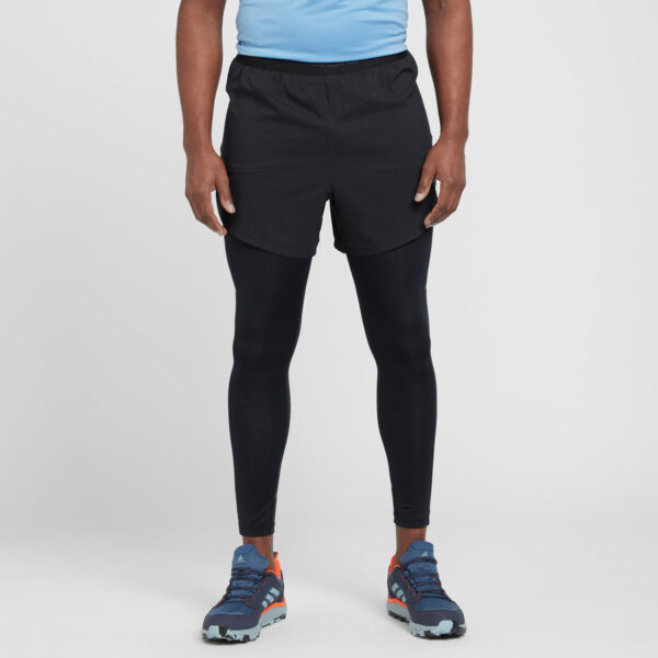 Ανδρικό Κολάν Men's Life Twin Tight Μαύρο