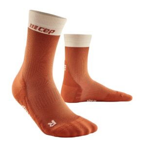 Ανδρικές Κάλτσες CEP bloom socks, running, mid cut, men ginger