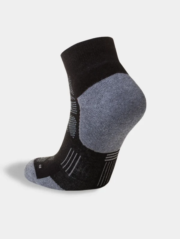 Κάλτσες Για τρέξιμο - Hilly Supreme Anklet Med Black/Grey Marl - Image 4