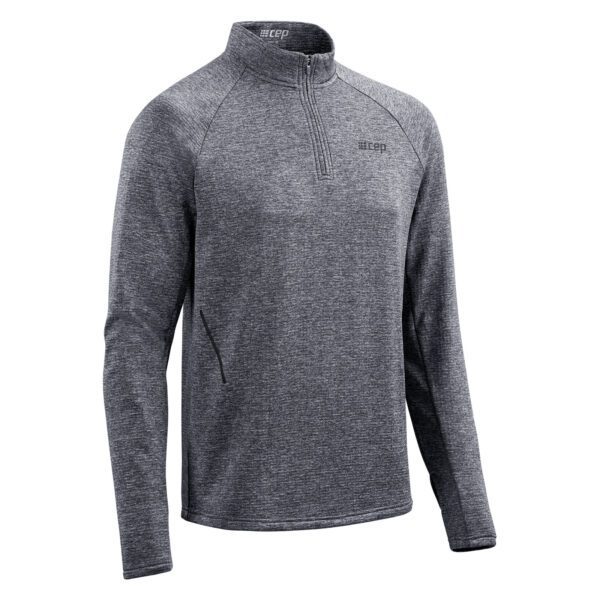 Ανδρική Μπλόυζα  CEP winter run shirt  long sleeve Μαύρο - Image 3