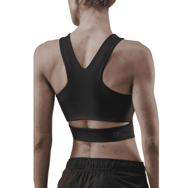 Γυναικεία Μπλουζάκια CEP training shirt  crop top Μαύρο - Image 2