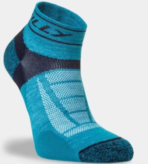 Κάλτσες για τρέξιμο - Hilly Trail Quarter Med Turquoise/Navy