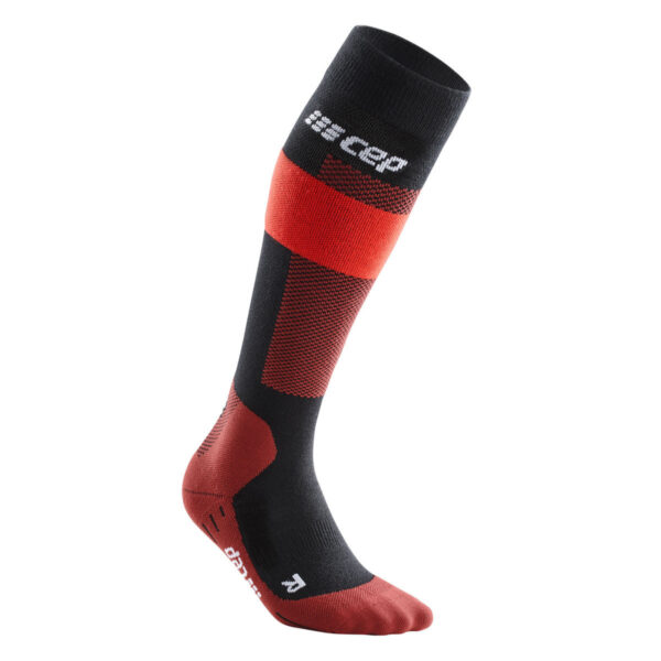 Γυναικείες Συμπιεστικές Κάλτσες CEP merino socks Ski Tall V2 Κόκκινο tall