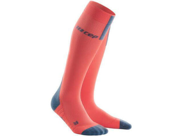 Women's Compression Socks CEP run socks 3.0 Coral