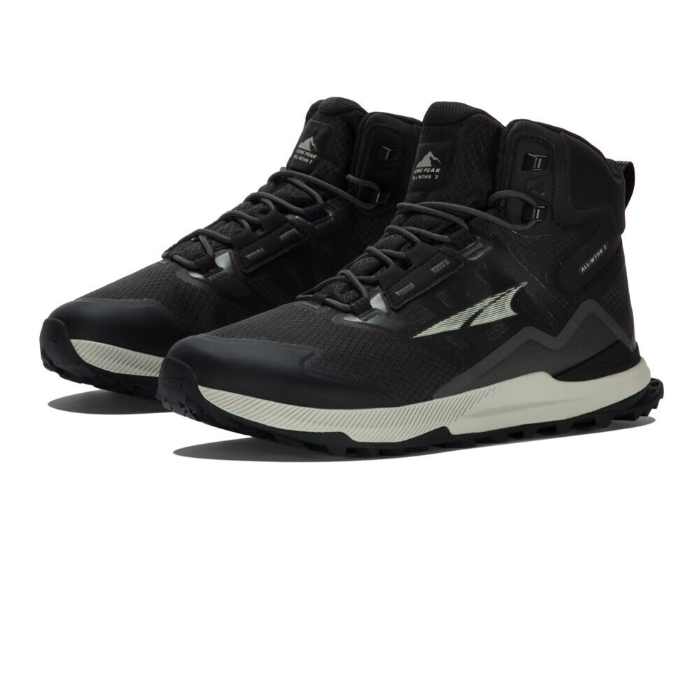 Ανδρικά Αδιάβροχα Παπούτσια LONE PEAK MID ALL-WTHR 2 BLACK