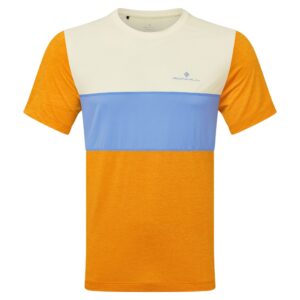 Ronhill Ανδρική Μπλούζα Men's Tech Trio S/S Tee Spice Marl/Lake Blue