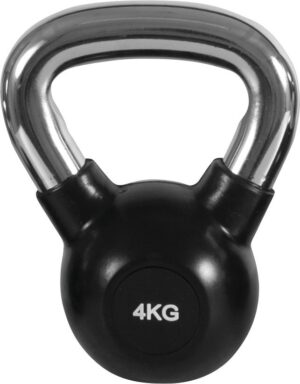 AMILA Kettlebell Rubber Cover Cr Handle 4Kg 90453