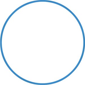 AMILA Χούλα Χουπ HQ 80cm - Φ19mm - 330gr, Μπλε 98818