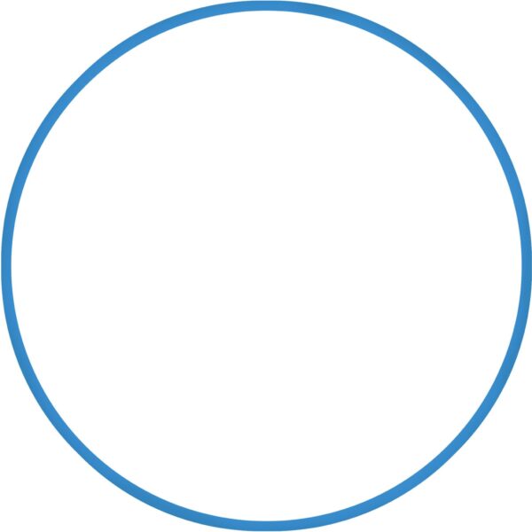 AMILA Χούλα Χουπ HQ 80cm - Φ19mm - 330gr, Μπλε 98818
