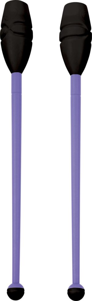 AMILA Κορίνες Ρυθμικής Γυμναστικής 45cm Μαλακές, Μωβ/Μαύρο 98951