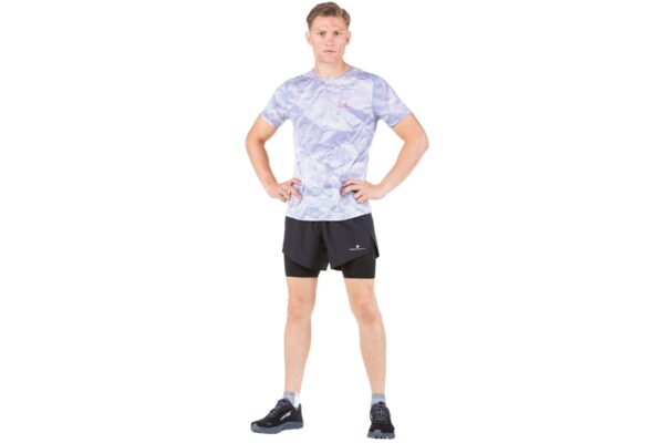Ronhill Ανδρικό Σορτσάκι Men's Tech Distance Twin Short Black - Image 6