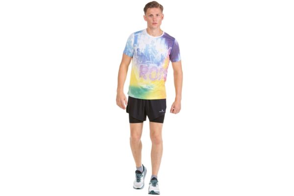 Ronhill Ανδρική Μπλούζα  Men’s Tech Golden Hour Tee Imperial/SolarOlympus - Image 3