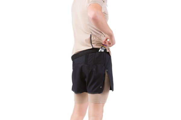 Ronhill Ανδρικό Σορτσάκι Men's Tech Ultra Twin Short Black/Latte - Image 6