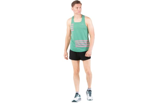 Ronhill Ανδρική Μπλούζα  Men's Tech Golden Hour Vest Bright Green Fast - Image 4
