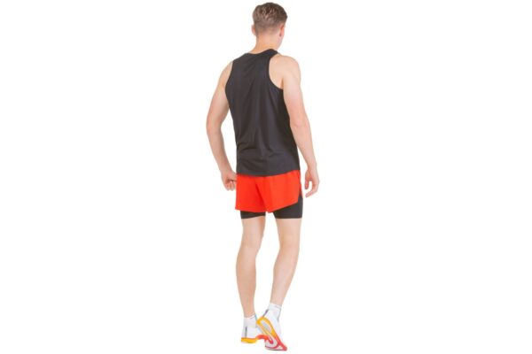 Ronhill Ανδρικό Σορτσάκι Men's Tech Distance Twin Short Flame/Black - Image 5