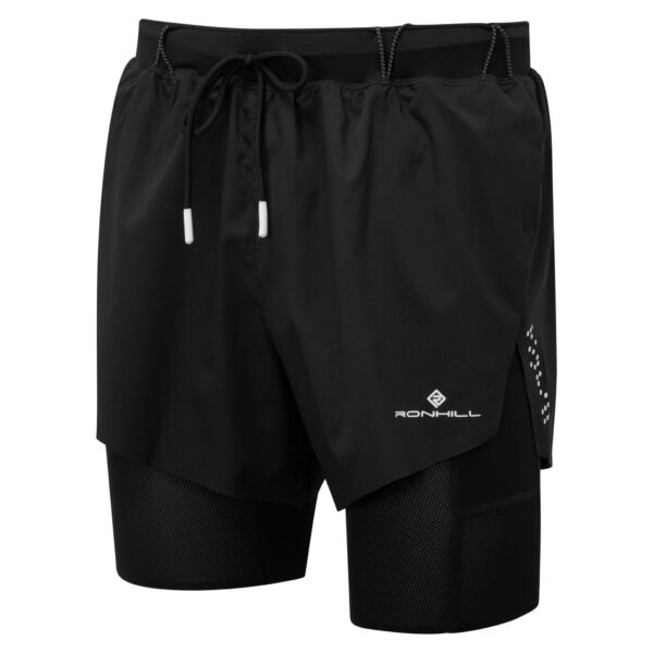 Ronhill Ανδρικό Σορτσάκι Men's Tech Distance Twin Short Black