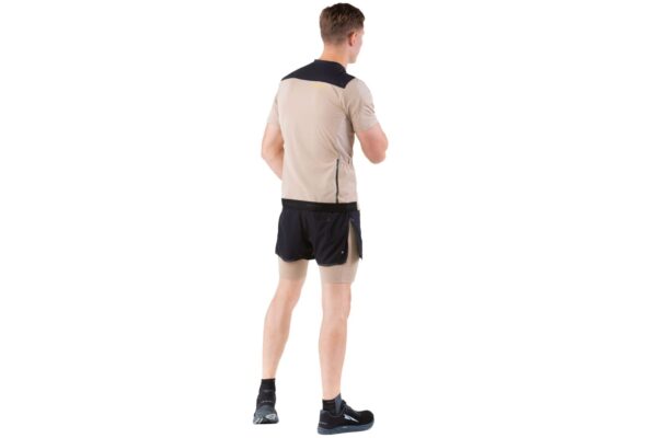 Ronhill Ανδρικό Σορτσάκι Men's Tech Ultra Twin Short Black/Latte - Image 7