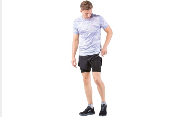 Ronhill Ανδρικό Σορτσάκι Men's Tech Distance Twin Short Black - Image 4