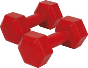 AMILA Αλτήρας Εξάγωνος Plastic Series 1,00Kg (Ζευγάρι) 44530