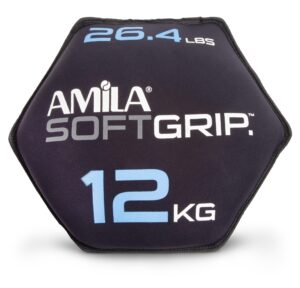 AMILA Δίσκος Βαρίδιο Soft Grip 12Kg 90756
