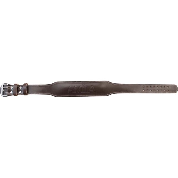 AMILA Ζώνη Άρσης Βαρών AMILA Δερμάτινη Καφέ A Quality L 94903