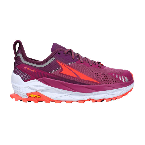 Altra Women's Olympus 5 Running Shoes PURPLE/ORANGE