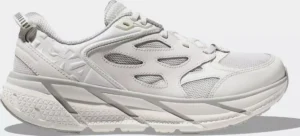 HOKA Clifton Leather Παπούτσι Unisex Λευκό