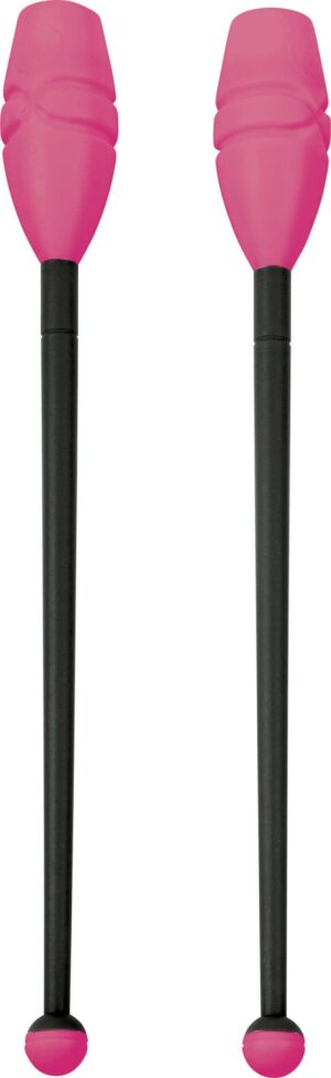 AMILA Κορίνες Ρυθμικής Γυμναστικής 45cm Μαλακές, Μαύρο/Φούξια 98954