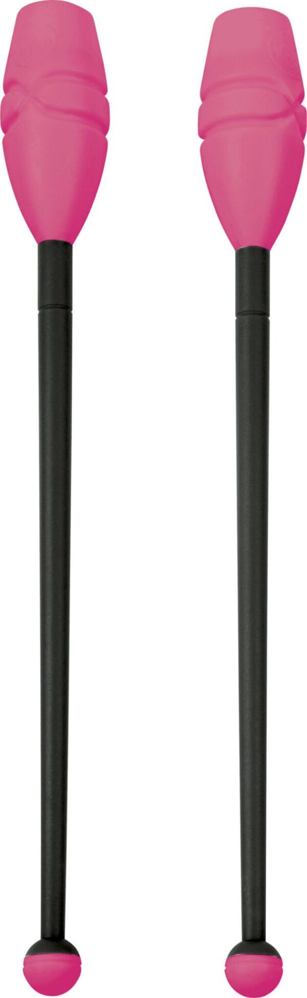 AMILA Κορίνες Ρυθμικής Γυμναστικής 45cm Μαλακές, Μαύρο/Φούξια 98954