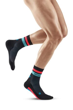 Ανδρικές Κάλτσες CEP Miami Vibes 80's Socks Mid Cut men White Pink Sky