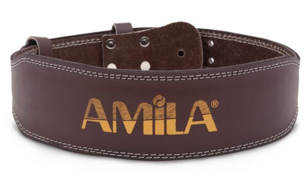 AMILA Ζώνη Άρσης Βαρών AMILA Δερμάτινη Καφέ C Quality L 94913