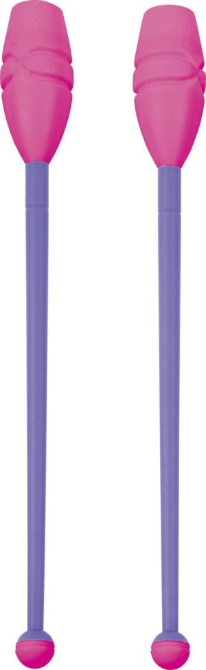 AMILA Κορίνες Ρυθμικής Γυμναστικής 45cm Μαλακές, Μωβ/Φούξια 98957