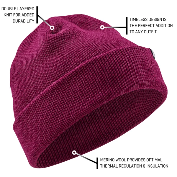 Αθλητικό σκουφάκι - CEP cold weather merino beanie, purple, unisex - Image 5