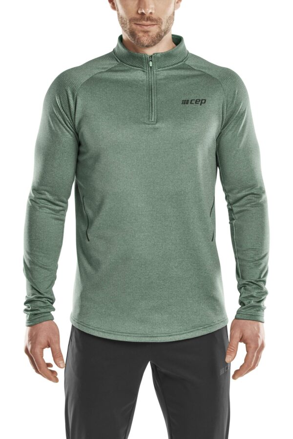 CEP cold weather zip shirt, long sleeve, green, men - Image 8