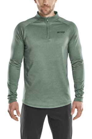 CEP cold weather zip shirt, long sleeve, green, men