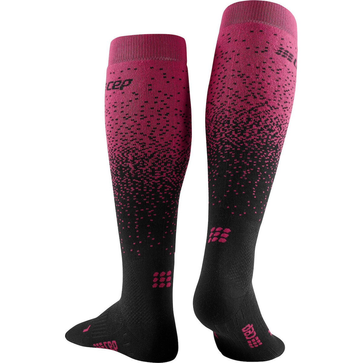 CEP Snowfall Κάλτσες Σκι black/purple γυναικείες