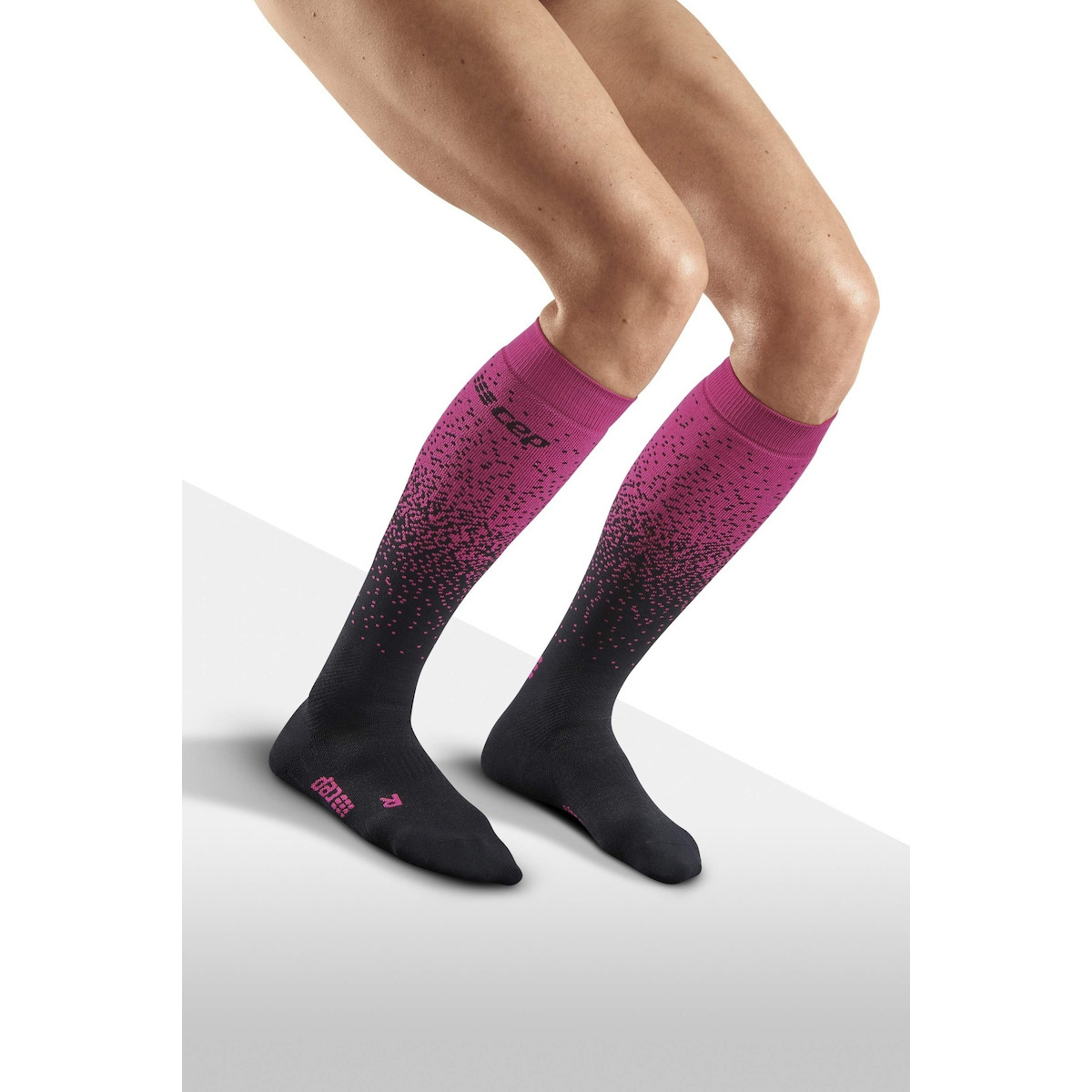 CEP Snowfall Κάλτσες Σκι black/purple γυναικείες