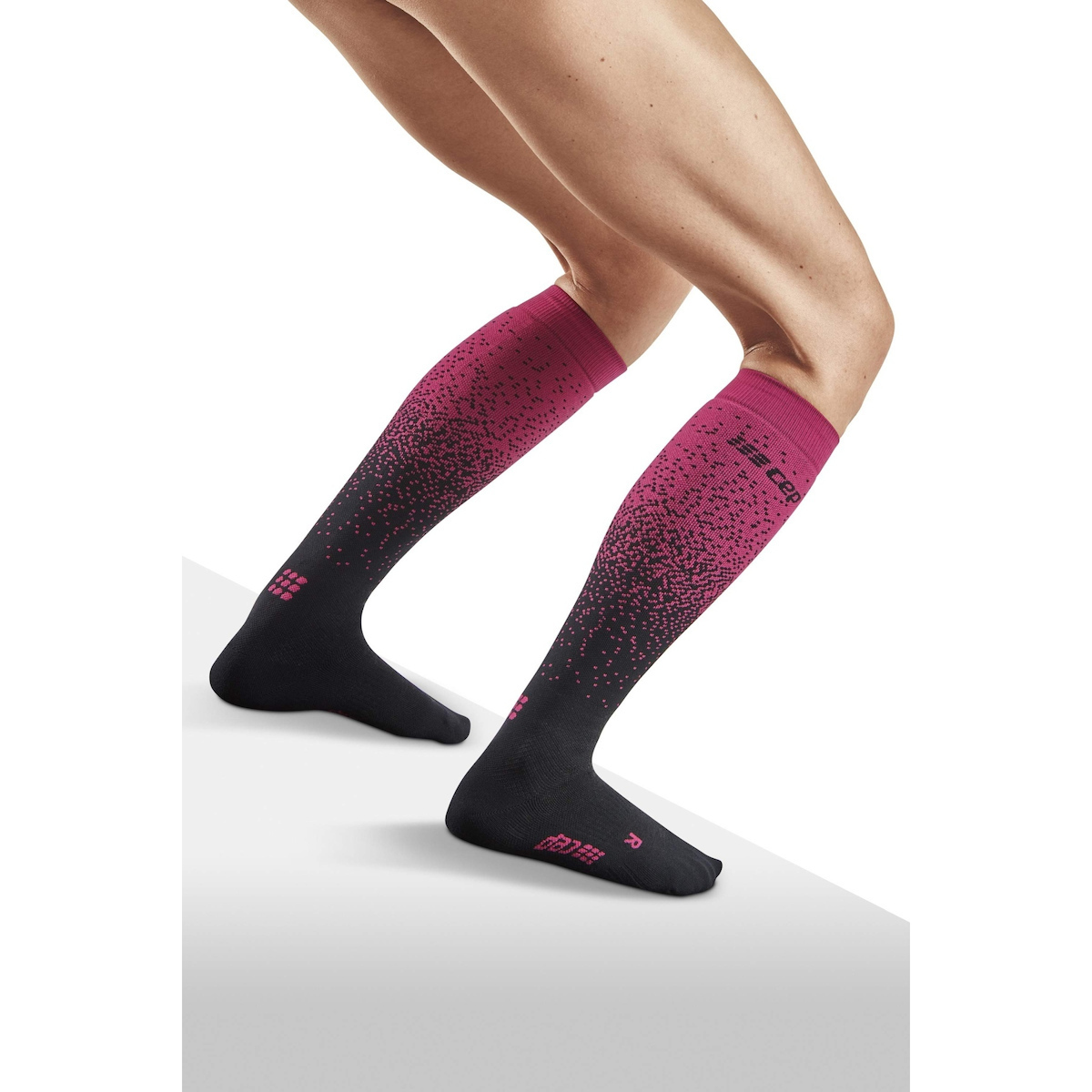 CEP Snowfall Κάλτσες Σκι black/purple γυναικείες