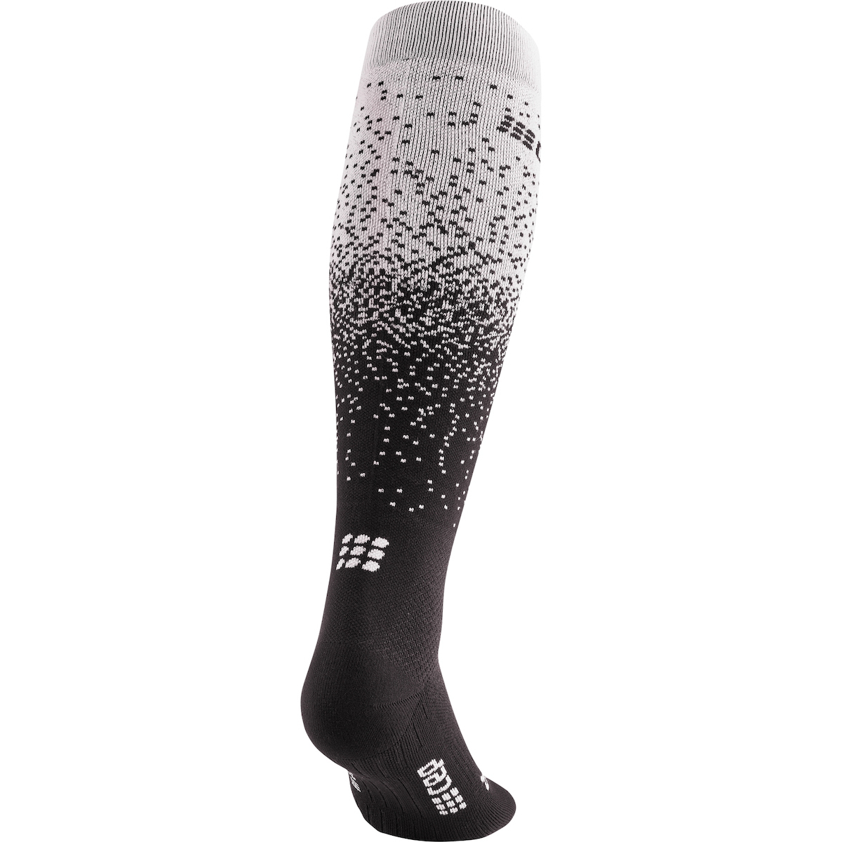 CEP Snowfall Socks Skiing, black/off white