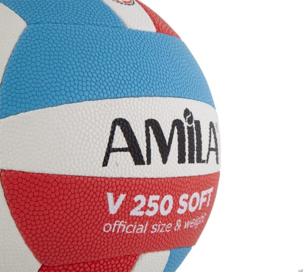 AMILA Μπάλα Volley AMILA GV-250 Red-Blue-White Νο. 5 41605 - Image 2