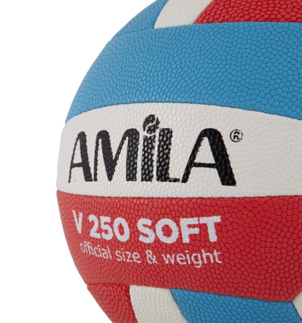 AMILA Μπάλα Volley AMILA GV-250 Red-Blue-White Νο. 5 41605 - Image 3