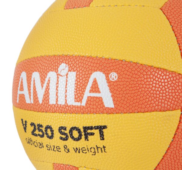 AMILA Μπάλα Volley AMILA GV-250 Yellow-Orange Νο. 5 41606 - Image 2