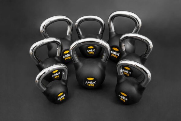 AMILA AMILA Kettlebell Rubber Cover Cr Handle 12Kg 44497 - Image 2