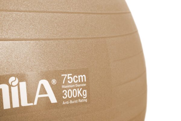 AMILA Μπάλα Γυμναστικής AMILA GYMBALL 75cm Χρυσή Bulk 48415 - Image 2