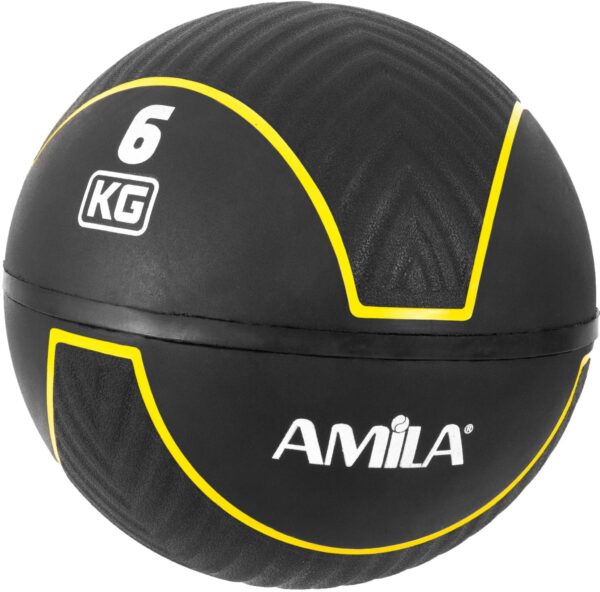 AMILA Μπάλα AMILA Medicine Ball HQ Rubber 6Kg 90709 - Image 2