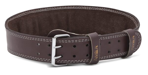 AMILA Ζώνη Άρσης Βαρών AMILA Δερμάτινη Καφέ C Quality XL 94914 - Image 2